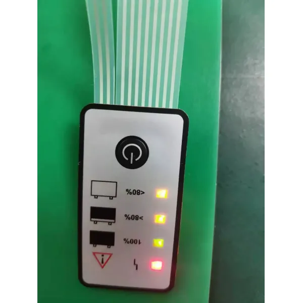 Finished PCB assembly with temperature control components
