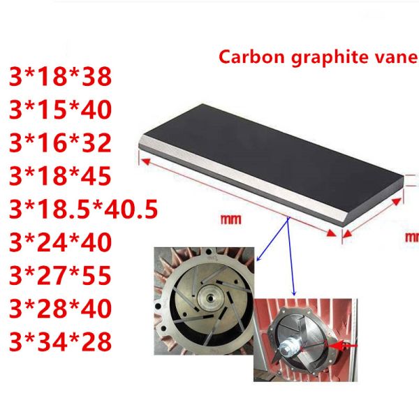 Graphite Vane for Vacuum Pump Long-Lasting Performance Chemical Composition Graphite