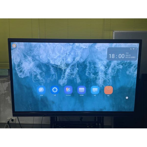Dry Erase Interactive Flat Panel Display With Lifetime 5000HRS And Efficiency 65 75 86 Inch Touch Whiteboard