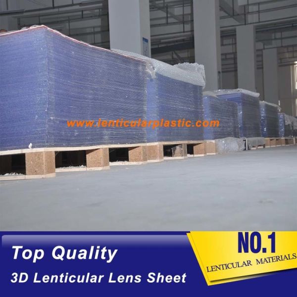 25 lpi 3d plastic sheets with lenticular lens array 4mm thickness large lenticular sheet without adhesive backing