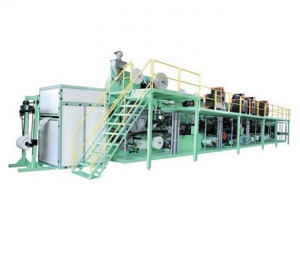 Buy Fully Automatic Control Baby Diaper Production Line / Diaper Manufacturing Machine at wholesale prices