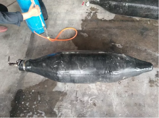 High Pressure Inflatable Blocking Rubber Pipe Plug Natural Rubber Airbag