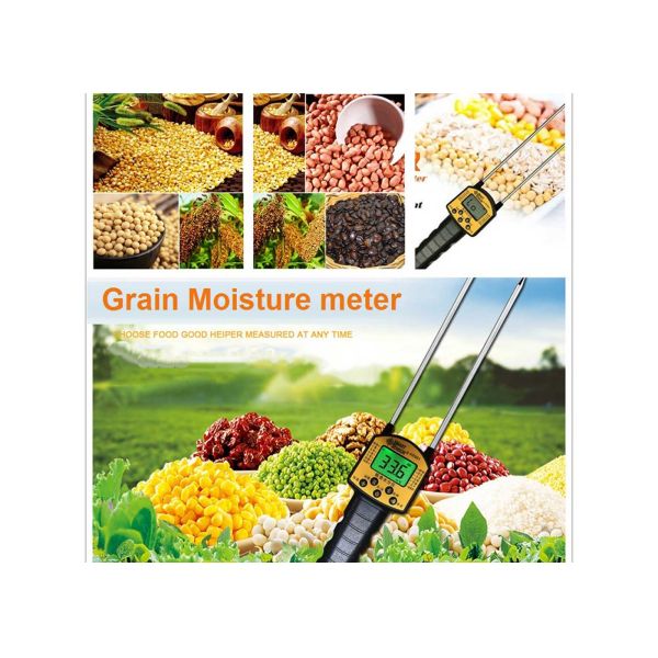 Grain Moisture Meter Digital Moisture Meter Smart Sensor Use For Corn,Wheat,Rice,Bean,Wheat Flour fodder rapeseed