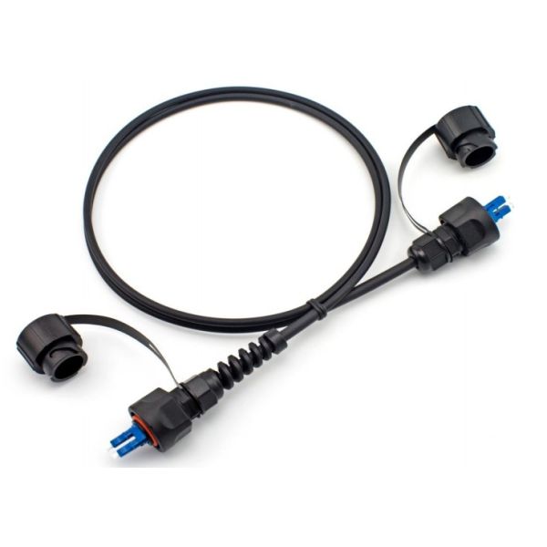 IP67 ODVA - LC UPC Fiber Optic Cable Assembly Connector