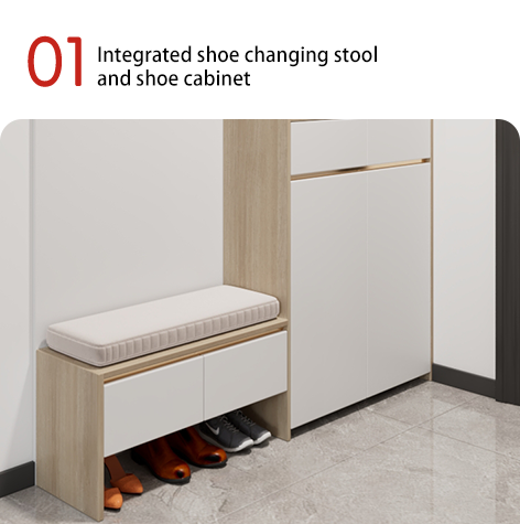 Support customization Modern Open Wardrobe With Upper Storage and Lower Shoe Storage Folding Furniture for Home and Hotel Bedroom Use