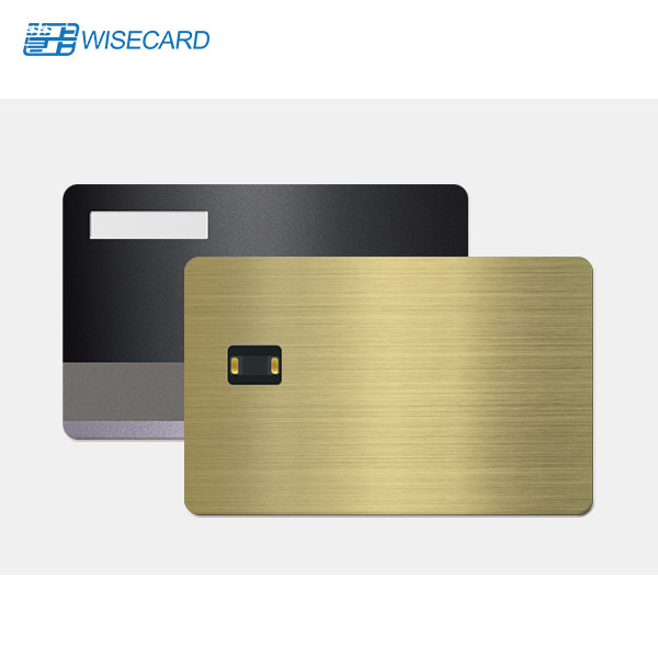 Encryption Security NFC Metal Cards Contactless Data Transfer CR80 85.5*54mm