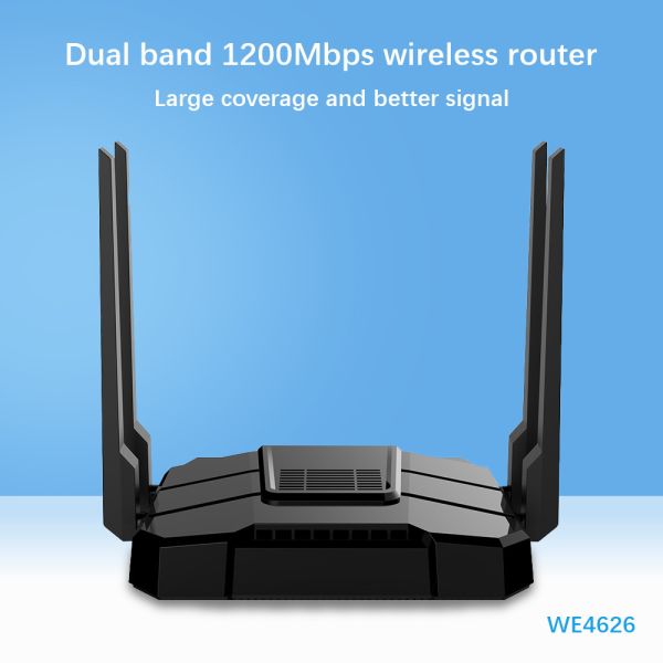 1200Mbps Enterprise Wifi Router 100M Rj45 Ports With MTK7628AN MTK7612EN Chipset