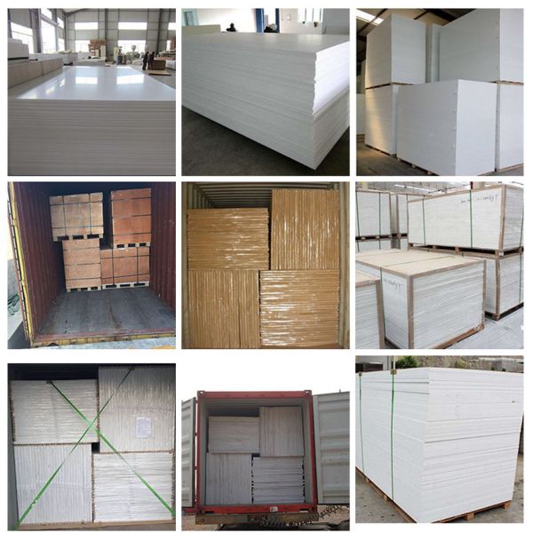 Construction White PVC Forex Sheet Self Adhesive Double Side Printing