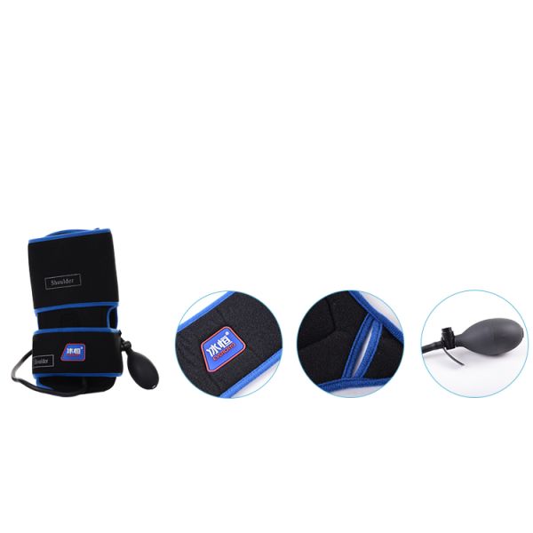 CE Shoulder Gel Ice Pack , Insulated Air Compression Therapy