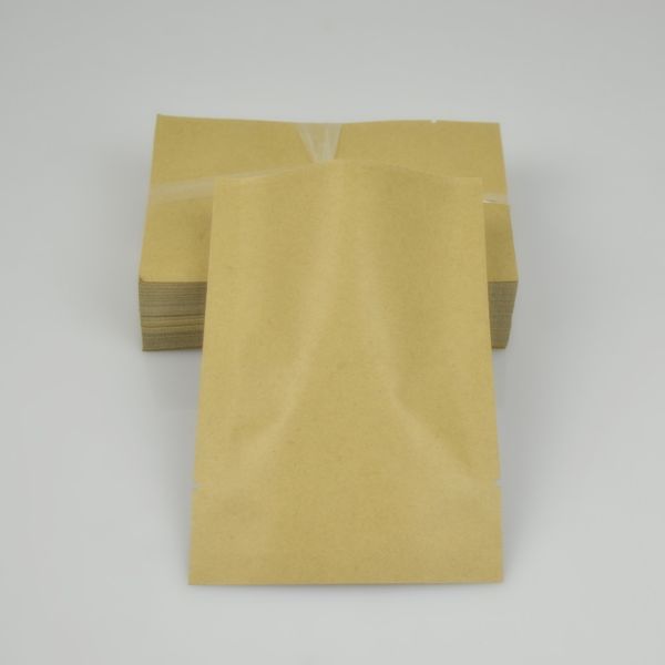 Stand Up Kraft Paper Coffee Packaging Bag with Pattern Design
