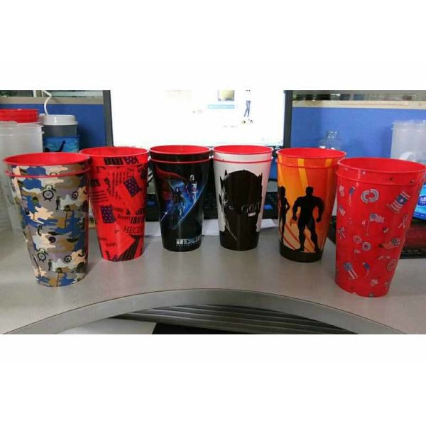 Printing Labels Disposable Coffee Cups , Disposable Plastic Yogurt Cups