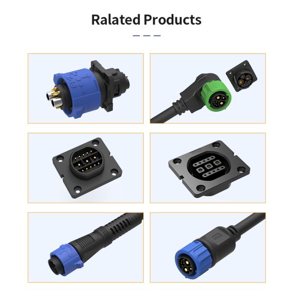 Electric Motorcycle Bicycle Ebike Battery Connector Stackable Battery Pack Connector 3+10 Pin