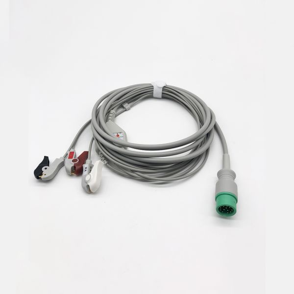 Comen 12pin Compatible Direct Connect ECG Cable With Lead Wires