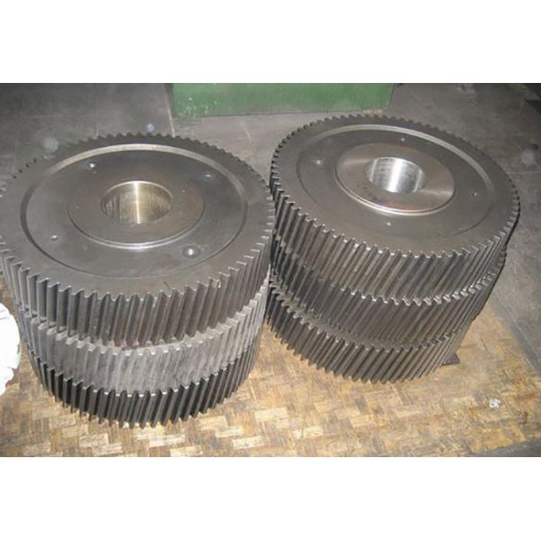 Double Helical Spur Gear with Large Modulus Hard Tooth Flank Gear