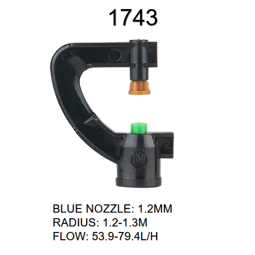 Ground Hang Upside Down Refraction Atomization Micro Sprinkler for Garden and Orchard