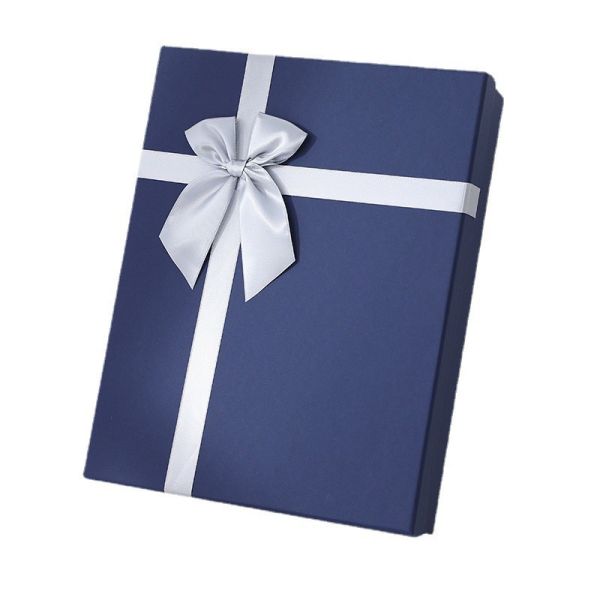 Custom Logo Printing Present Box with Concise Style
