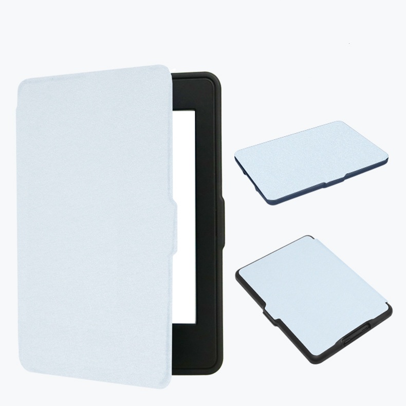 Laudtec Customized Pattern Protective Shell Imitation Leather Cover for Kindle Paperwhite 4th Generation