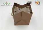 Printed Custom Made Cardboard Shopping Bags , Paper Gift Bags Easily Folding