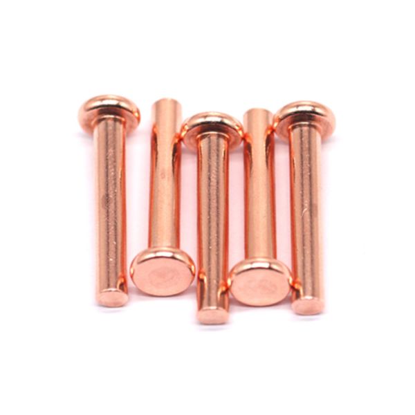 Copper Brass Flat Head Solid Rivet