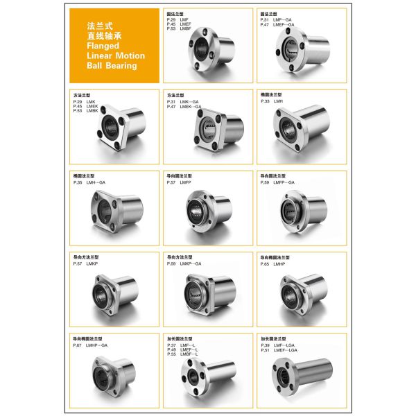 SDM30GA Round Linear Bearings 30mm Shaft Diameter High Performance