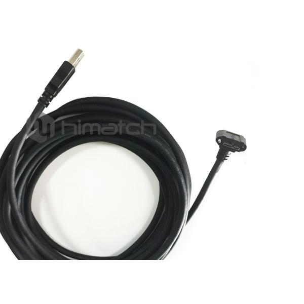 High Speed USB 3.0 Camera cable A to Micro B Vision Cables 5M With Thumbscrew