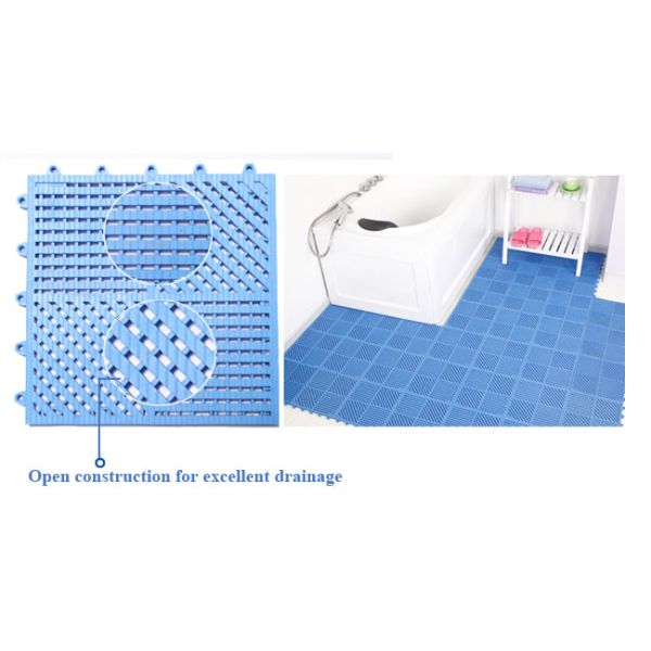 Wet Area PVC Interlocking Tiles