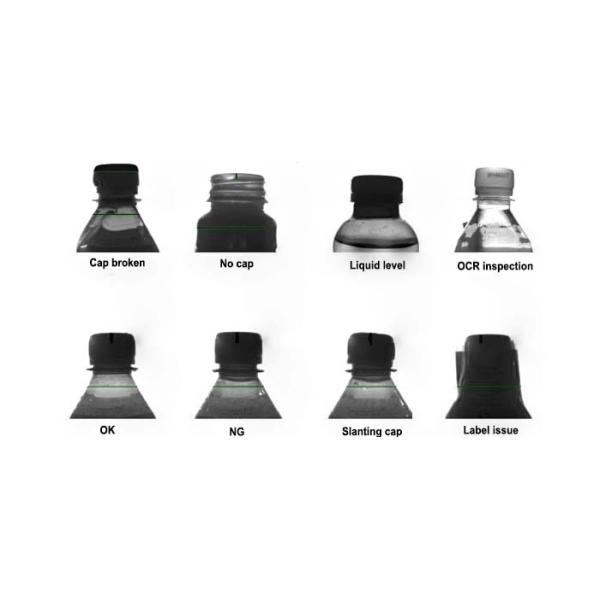 Plastic Bottle Caps Optical Visual Inspection System Full Automated
