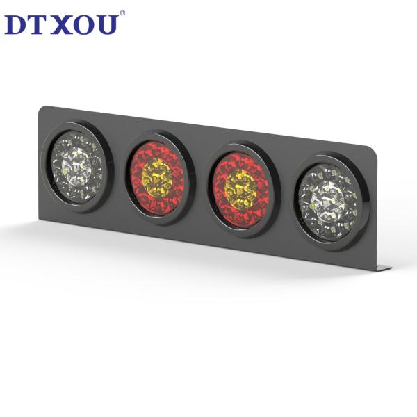 LED indicator light 4-hole bracket Brake indicator light Trailer tail light bracket