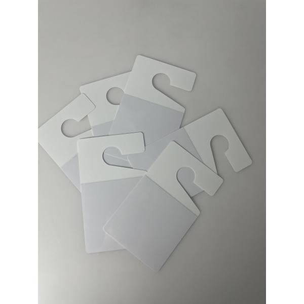Plastic Tag PVC/PP Printed Logo Rectangle Waterproof Hangtag For Industrial Concentration