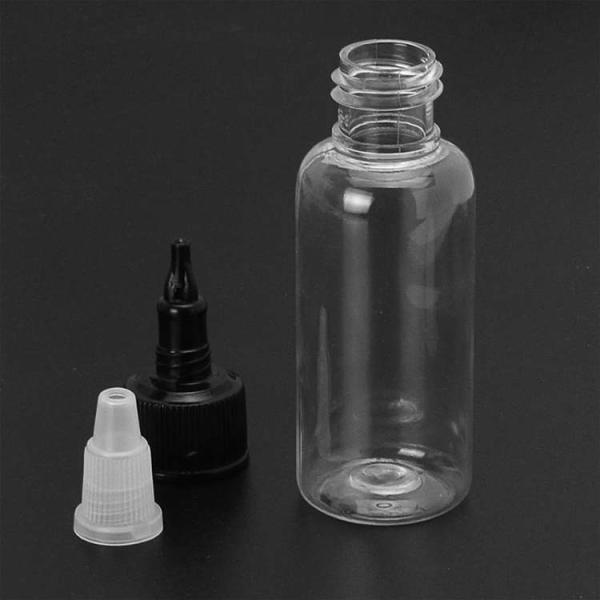 Customized Liquid Glass Dropper Bottles With Screw Cap