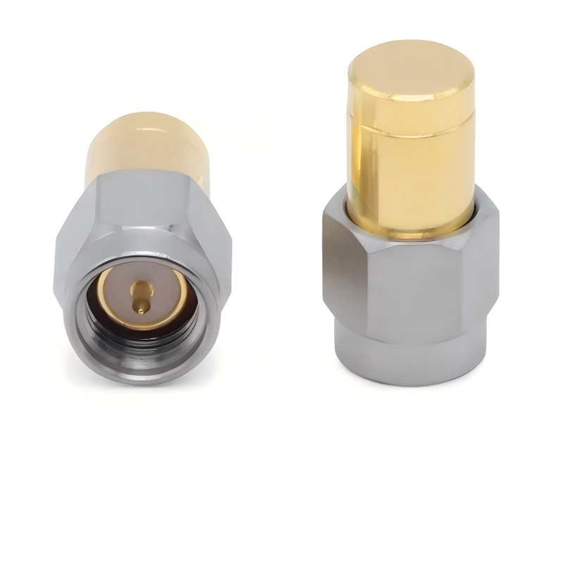 2W Power SMA Connector RF Load with DC-18GHz Frequency Range and Gold-plated Brass Construction
