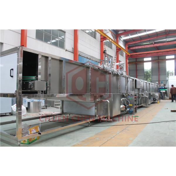 Carbonated Drink / Beer Tunnel Pasteurization Equipment For Bottled Beverage Production Line