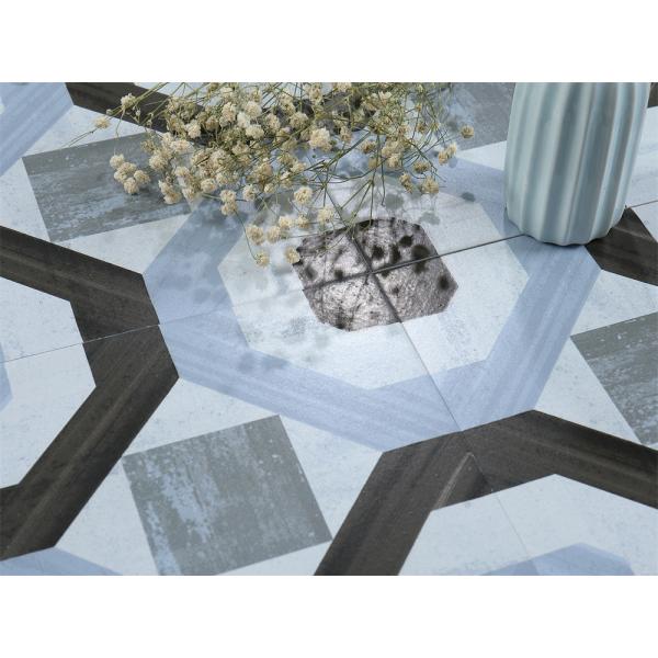 Blue 20x20cm Ceramic Rustic Tile for Wall and Floor