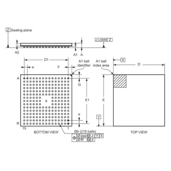 180MHz Integrated IC STM32F429NEH6 Microcontroller Chip 216TFBGA Single Core