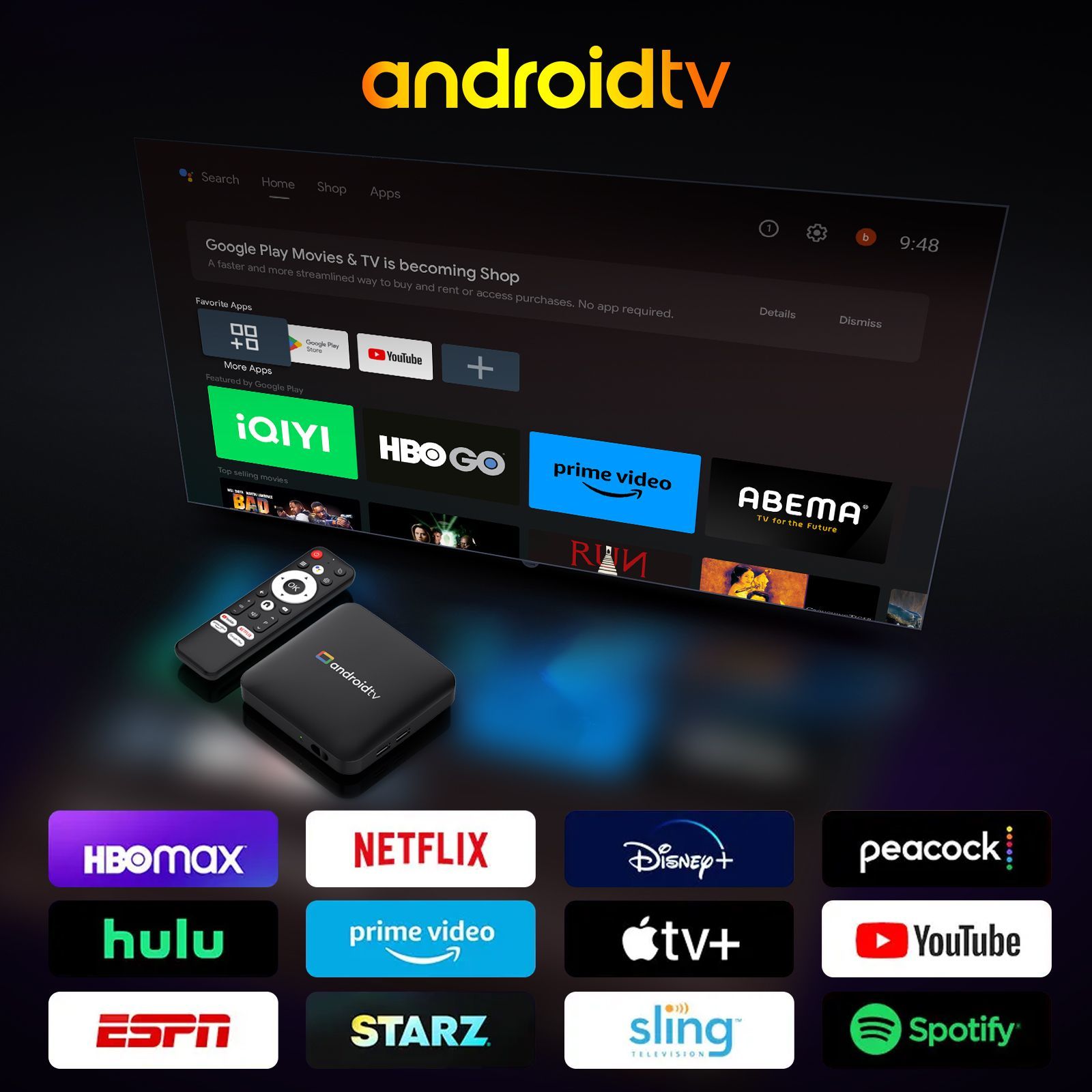 Streaming media applications interface