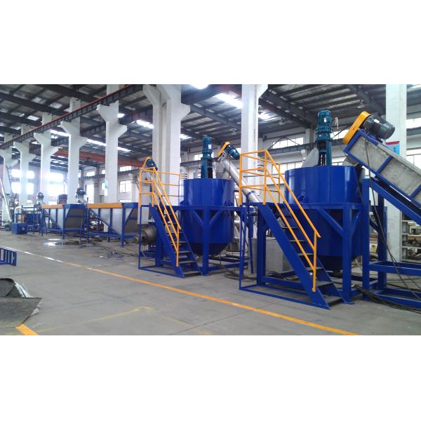 PET PP Bottles Plastic Recycling Washing Machine Scrap Plastic Compactor