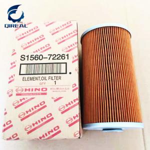 China Oil Filter Element Cross Reference 156072261 15607-2261 S1560-72261 on sale