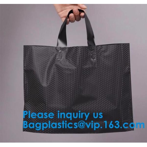 Eco Friendly Green Pack Solf Loop Plastic Bags/ Cheap Flexiloop Bags/ Soft Loop Handle Biodegradable Bags