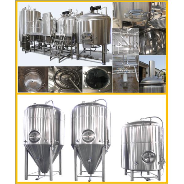 Electricity Heating Pilot Brewing Equipment 3BBL Semi Automatic Control Red Copper