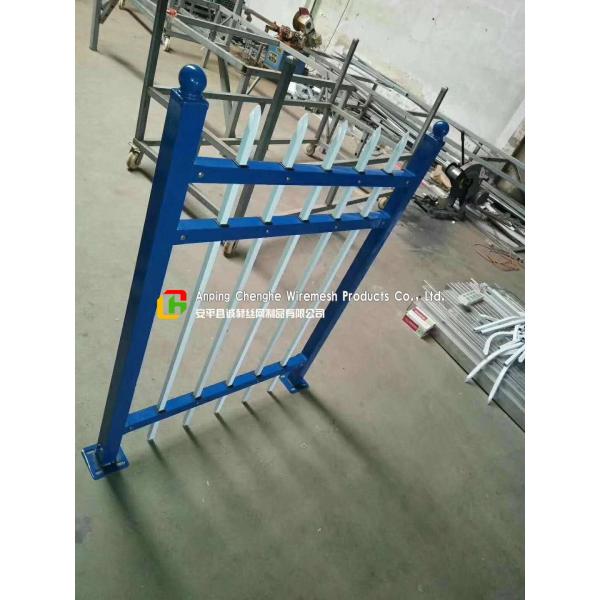 Movable Temporary Security Fencing , Construction Temporary Steel Fencing