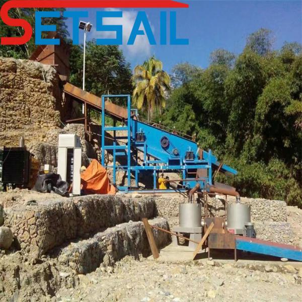 Gravity Separator for Agitating Chute Gold and Diamond Machinery Advanced Technology