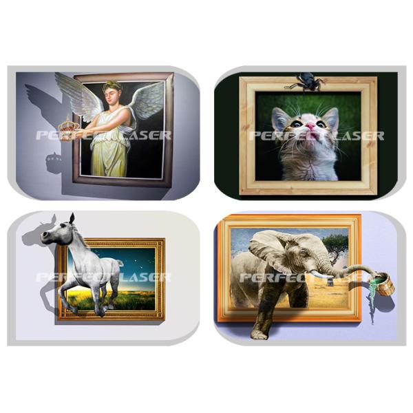 2D 3D Vertical Single Double Head Colour Art Inkjet Wall Printing Printer Machine Direct For Ceramic Tile Wood Board Pap