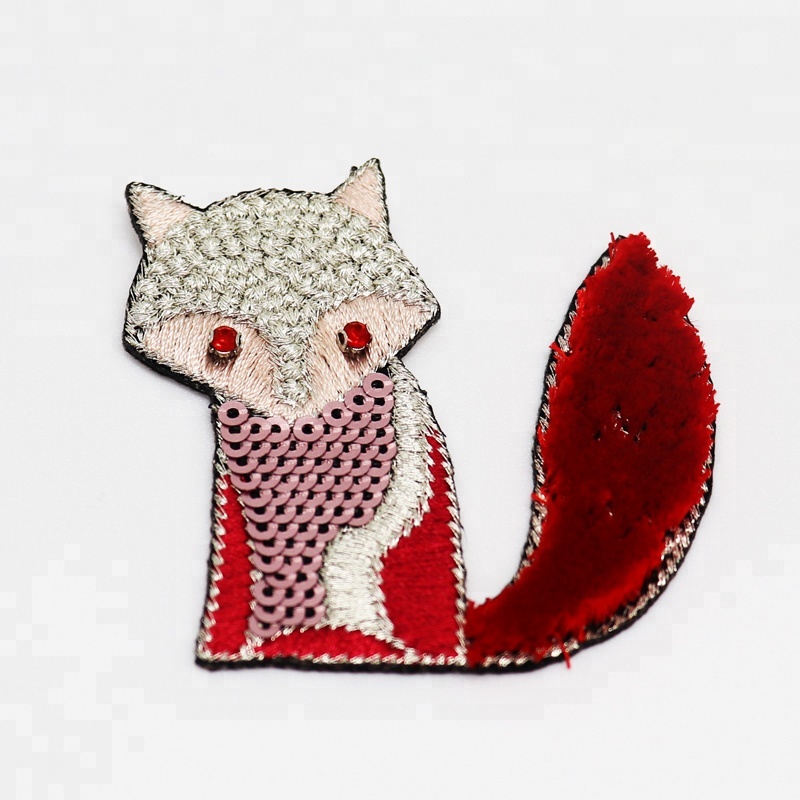 Custom Sequin and Toothbrush Embroidery Patch
