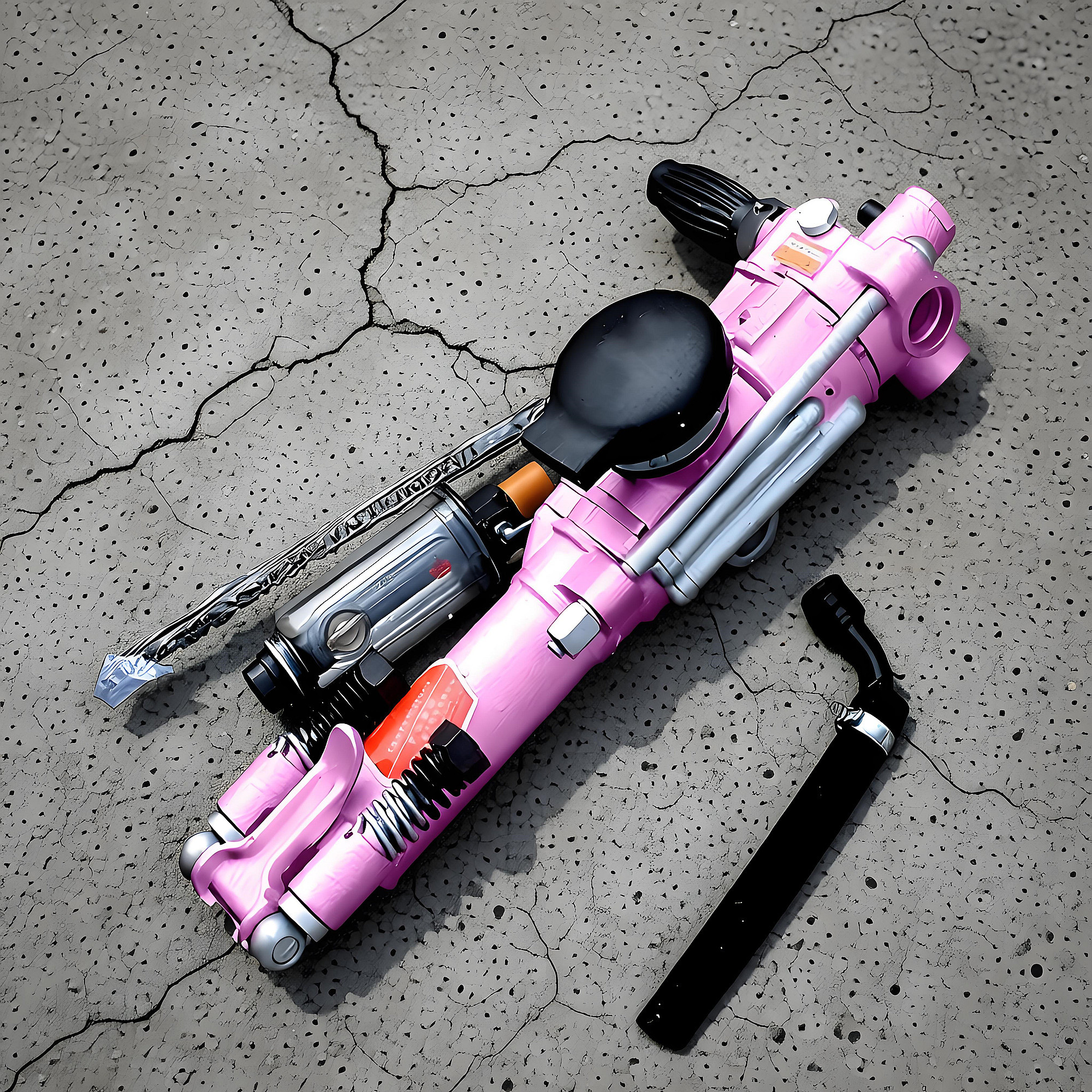Flexible Operation Pneumatic Rock Drill Machine Simple Structure Portable Rock Drilling Machine