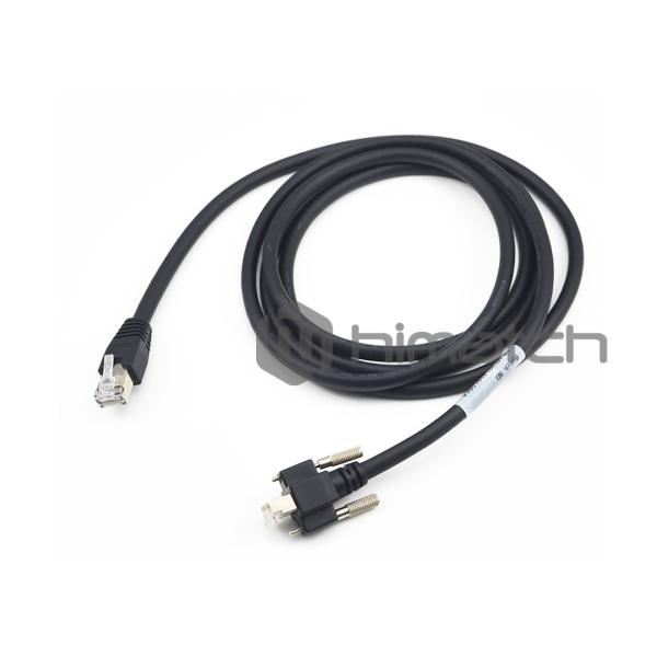 6.2mm Cable OD Gige Vision Cable , RJ45 Ethernet Cable With Thumbscrews