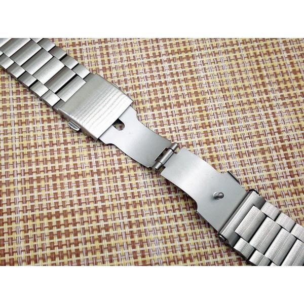Brushed Solid 22mm Stainless Steel Watch Band Quick Release