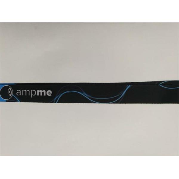 Nice Heat Transfer Printing Dye Sublimated Lanyards , Custom Polyester Lanyards Full Color
