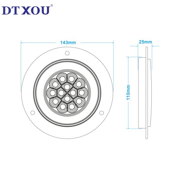 LED taillight truck taillight indication light