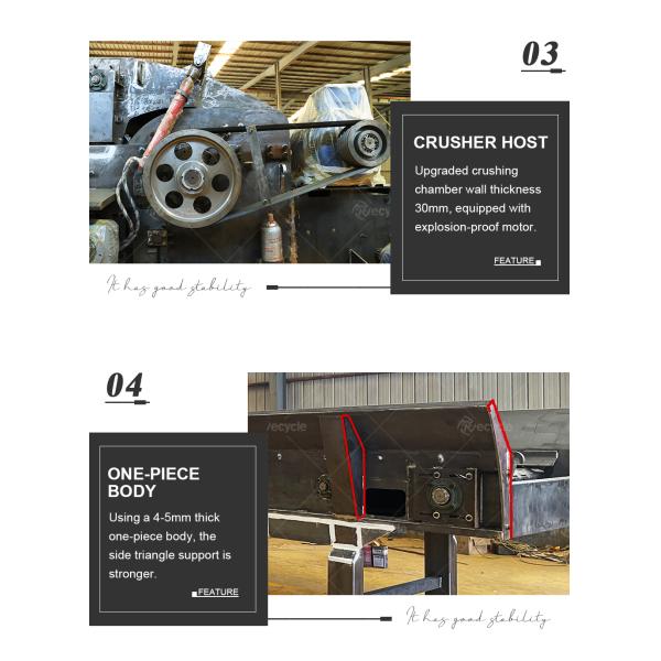 Forestry Machinery Firewood Processor Tree Cutting Machine / Drum Wood Chipper Equipment Wooden Chipping Machine