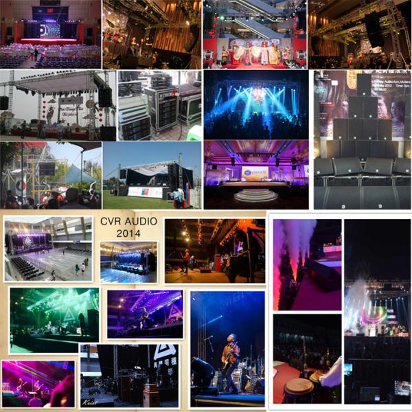 Stage Portable 300 Watt Passive Pa System 10 Inch Speaker Box CE / RoHS